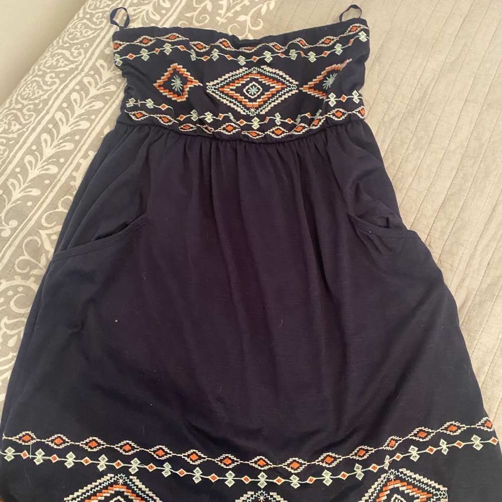 Strapless dress